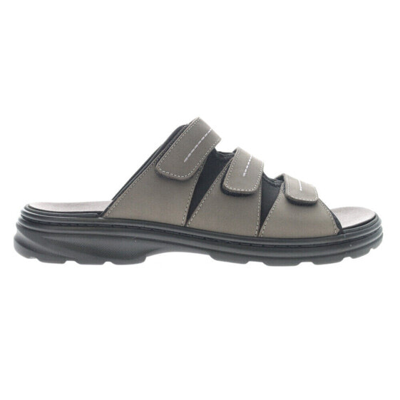 Propet Hatcher Slide Mens Grey Casual Sandals MSO031L-021