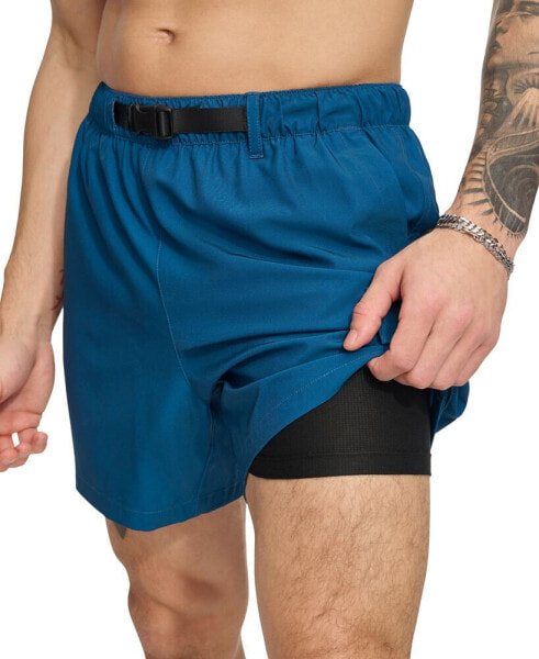 Men's Stretch Cargo Pocket Hybrid 5" Volley Shorts