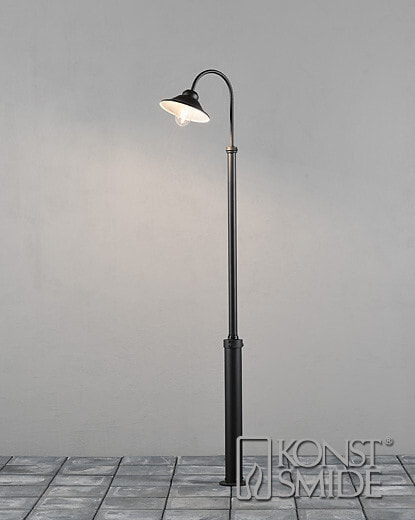 Konstsmide 560-750 - Outdoor pedestal/post lighting - Black - Garden - Patio - 1 bulb(s) - Clear - AC
