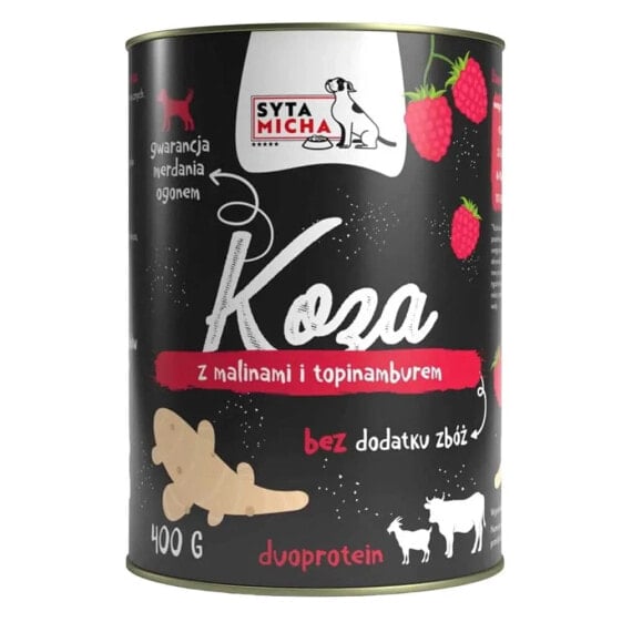 SYTA MICHA Goat with raspberries and Jerusalem artichoke wet food for dog 400g