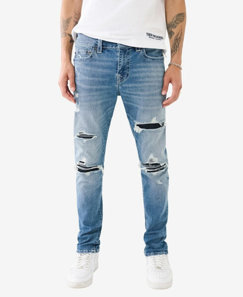 Men's Matt Ultra Skinny Moto Jeans