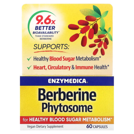 Berberine Phytosome, 60 Capsules