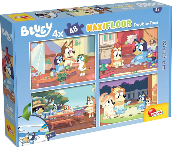 Lisciani LISCIANI BLUEY PUZZLE DF MAXI FLOOR 4 X 48