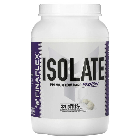 Сывороточный протеин FINAFLEX Isolate Premium Low Carb Ванильное мороженое 2 фунта (904 г)