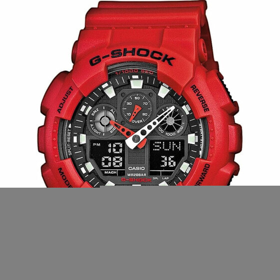 Мужские часы Casio G-Shock GA-100B-4AER Чёрный (Ø 55 mm)