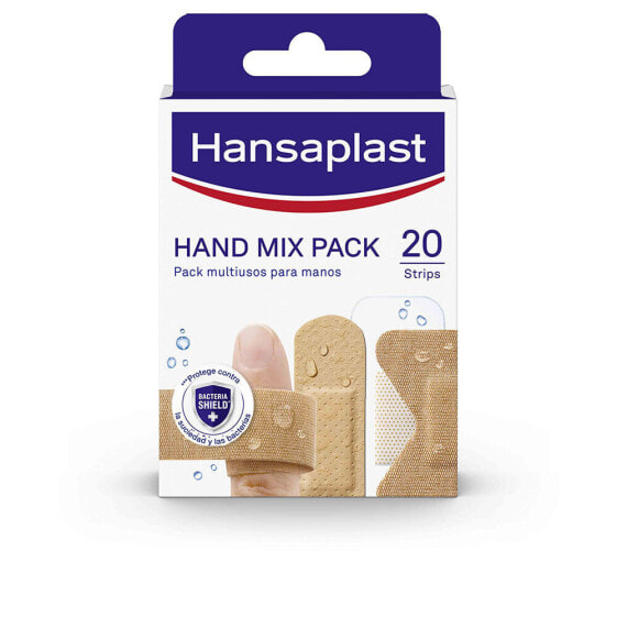 Пластыри HANSAPLAST HP HAND MIX 5 размеров, 20 шт.