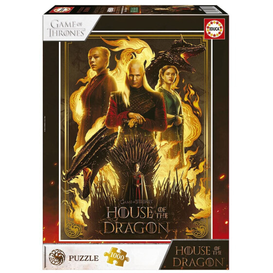EDUCA BORRAS 1000 Pieces House Of The Dragon Puzzle