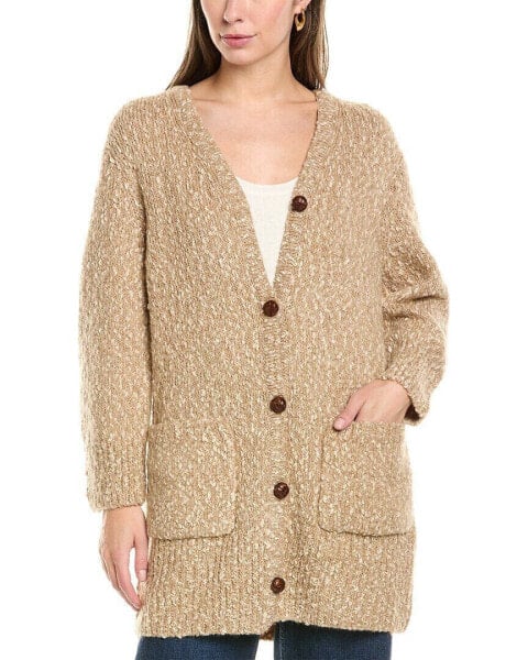 Lafayette 148 New York Button Front Donegal Cardigan Women's