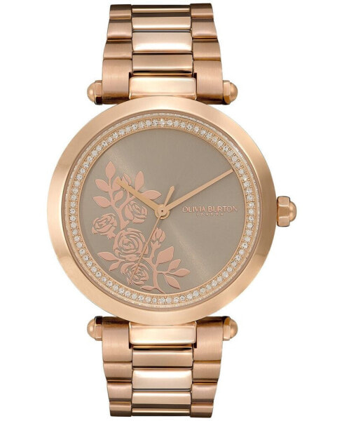 Часы Olivia Burton Signature Floral Gold Tone 34mm