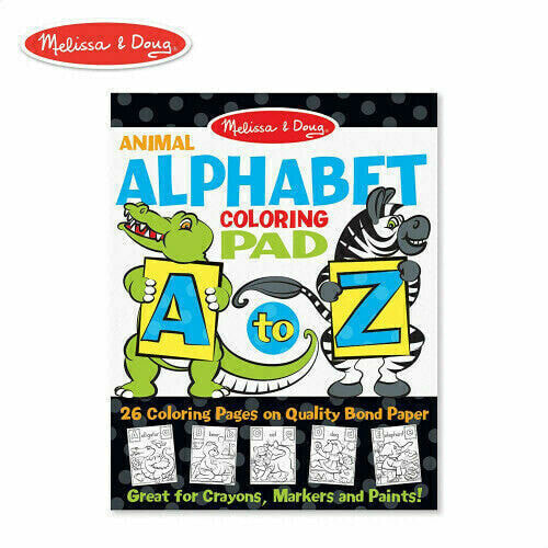 Melissa & Doug Colouring Pad - Animal Alphabet #9107 B9