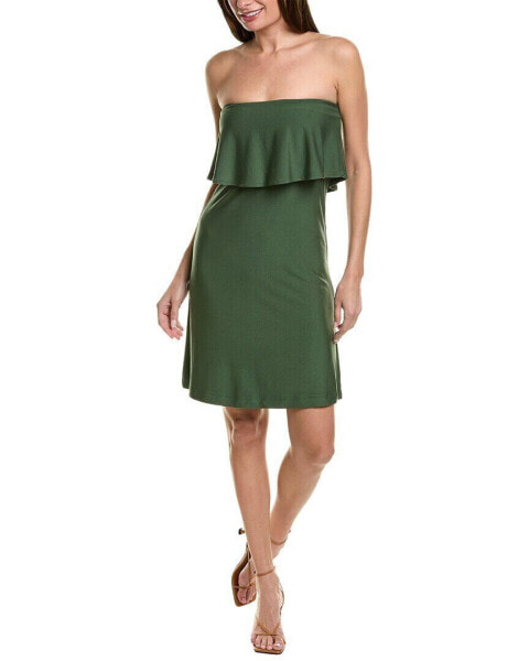 Helen Jon Kimberly Bandeau Mini Dress Women's Green Xs