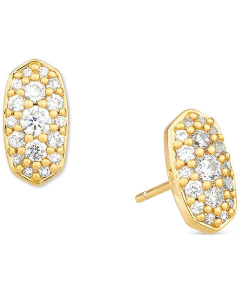 Gold-Tone Crystal Grayson Stud Earrings