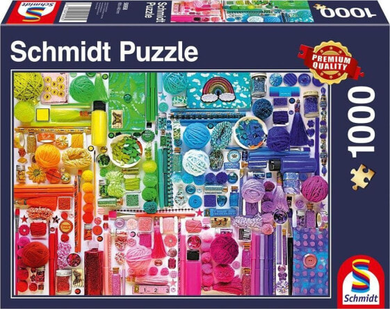 Schmidt Spiele Puzzle PQ 1000 Wszystkie kolory tęczy G3