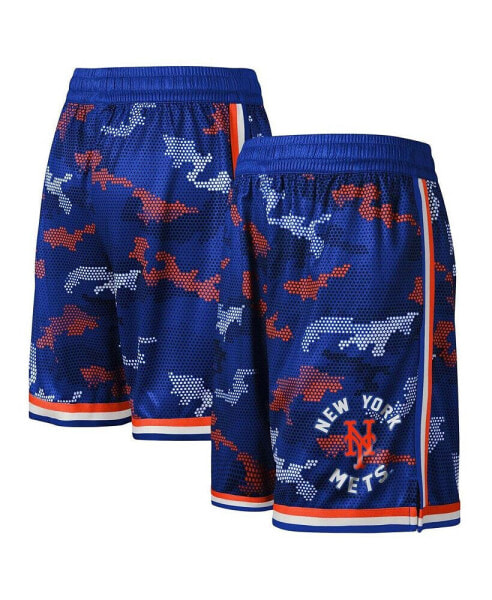 Big Boys Fanatics Royal New York Mets Tech Runner Shorts