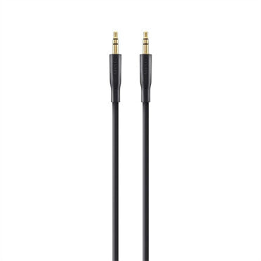 Belkin F3Y117BT1M - 3.5mm - Male - 3.5mm - Male - 1 m - Black