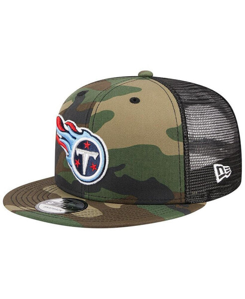 Men's Camo Tennessee Titans Main Trucker 9FIFTY Snapback Hat