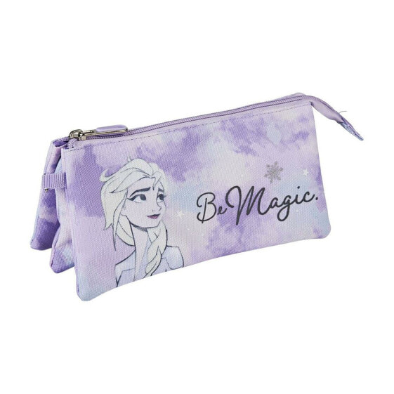 Школьный пенал Frozen Be Magic Лиловый (11,5 x 2 x 22,5 cm)