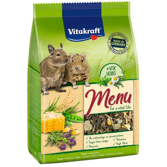 VITAKRAFT Menu Premium Vital Degus 600gr rodent food 5 units