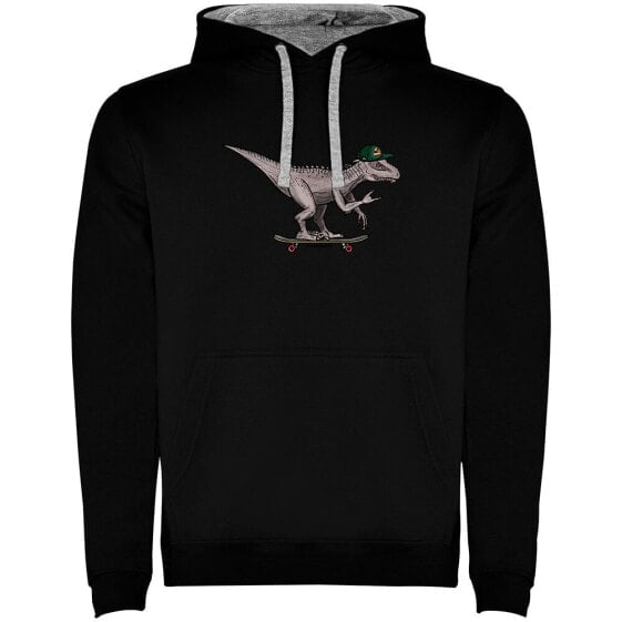 KRUSKIS Dino Skate Two-Colour hoodie