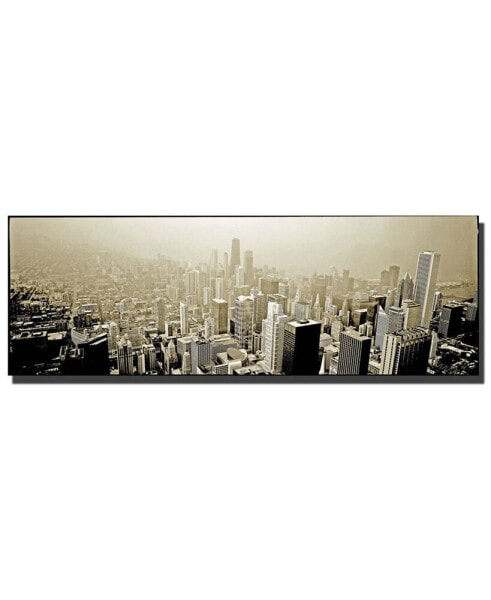 Preston 'Chicago Skyline' Canvas Art - 48" x 16"