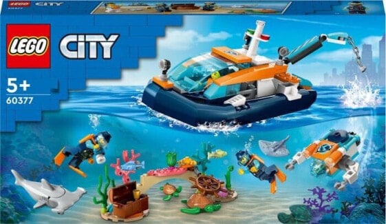 Детский конструктор LEGO City 60266 "Лодка для морских исследований"