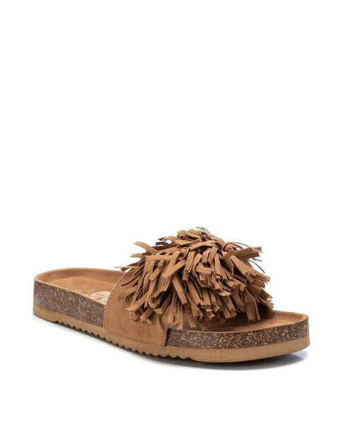 Women's Suede Flat Sandals By