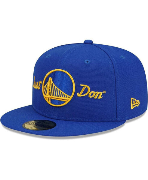 Men's x Just Don Royal Golden State Warriors 59FIFTY Fitted Hat