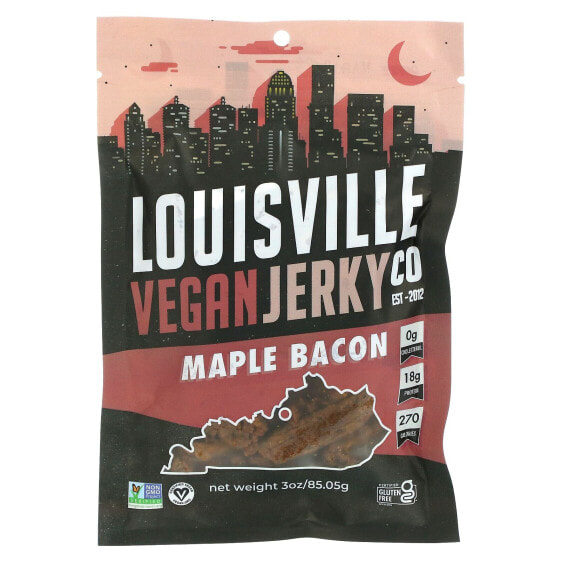 Снэк Louisville Vegan Jerky копчёный чёрный перец, 85.05 г