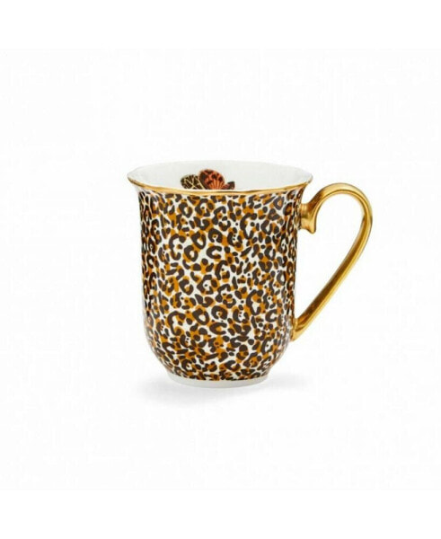 Creatures of Curiosity Leopard Mug, 12 Oz