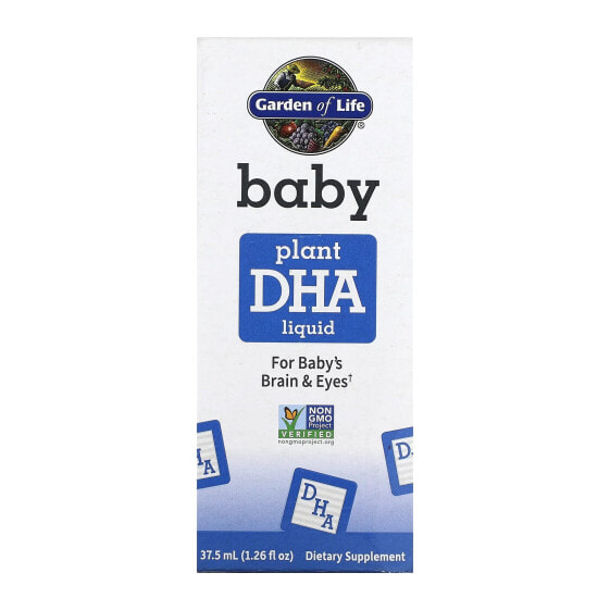 Детское здоровье Витамины и БАДы Garden of Life Plant DHA Liquid 1.26 жидких унций (37.5 мл)
