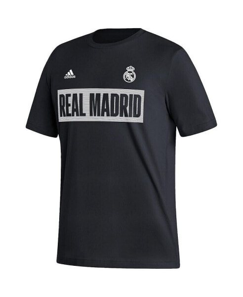 Men's Black Real Madrid Culture Bar T-shirt