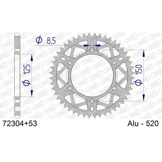 AFAM 72304 Rear Sprocket