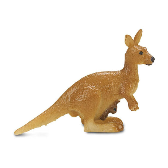 SAFARI LTD Kangaroos With Babies Good Luck Minis Figure