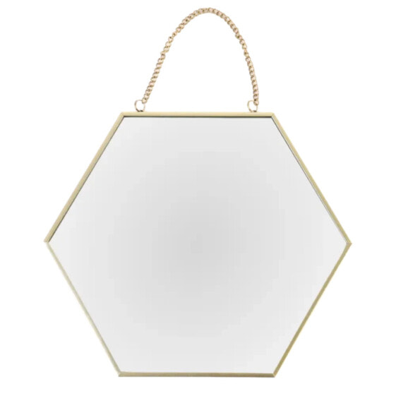 Spiegel Honeycomb Gold mit Kette
