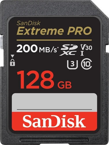 SanDisk SDXC Extreme Pro 128GB 200MB/s