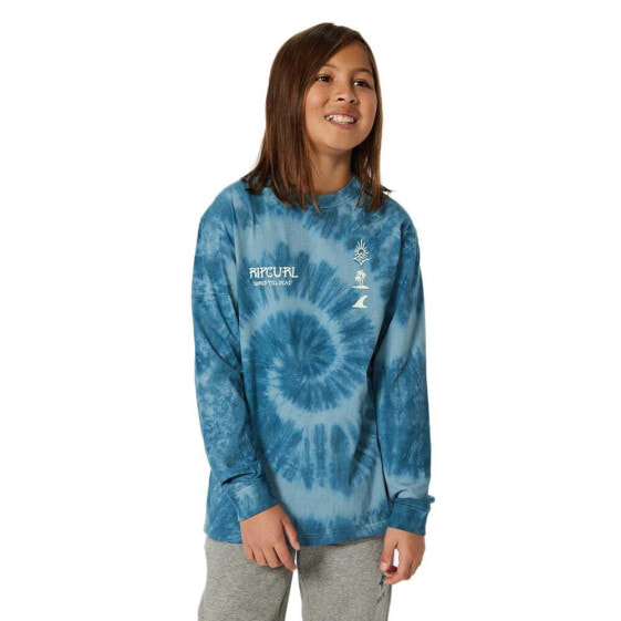 RIP CURL Shred Tie Dye Ls long sleeve T-shirt