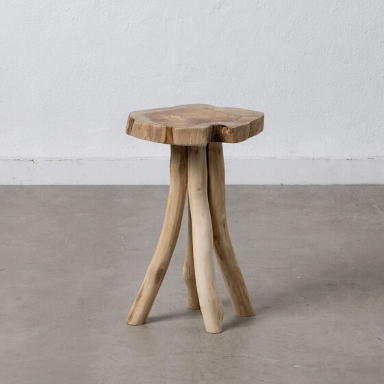 Вспомогательный стол Натуральный древесина тика 30 x 30 x 46 cm
