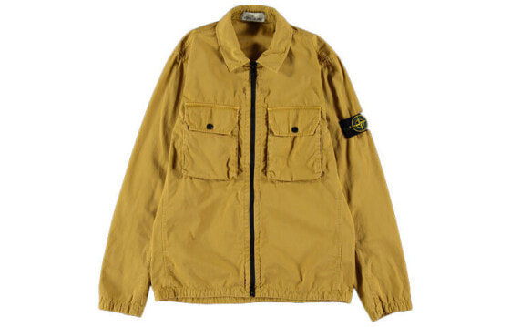 Куртка мужская желтого цвета STONE ISLAND FW21