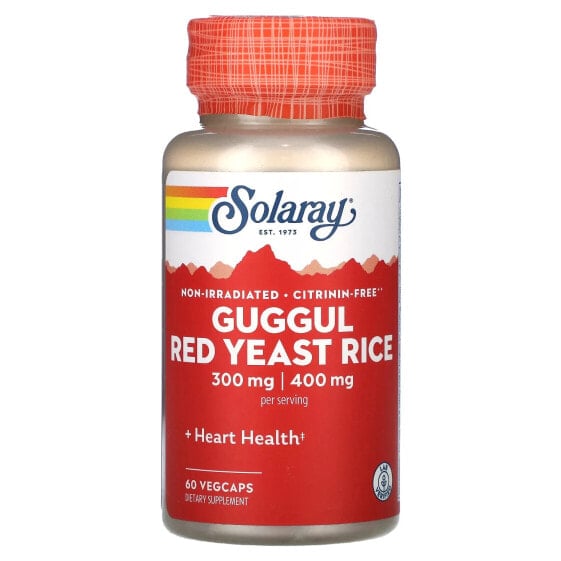 Guggul, Red Yeast Rice, 60 VegCaps