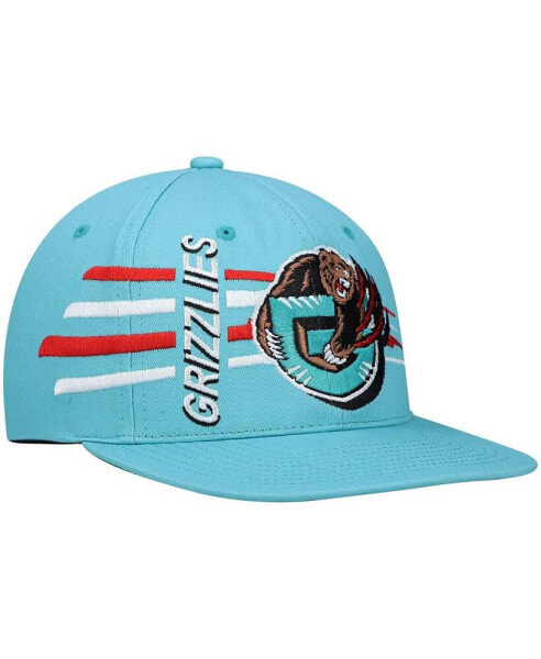 Men's Turquoise Vancouver Grizzlies Hardwood Classics Retro Bolt Deadstock Snapback Hat