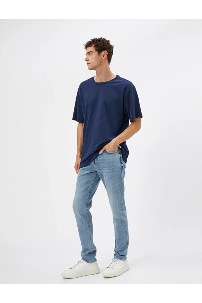 Slim Fit Kot Pantolon - Brad Jean