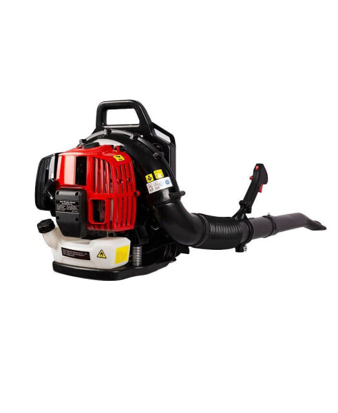 52Cc 2-Cycle Gas Backpack Leaf Blower With Extension Tube