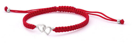 Cord red kabbalah bracelet Heart AGB547