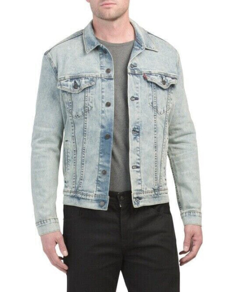 Levi's Mens Denim Pretty City Trucker Jacket 723340225