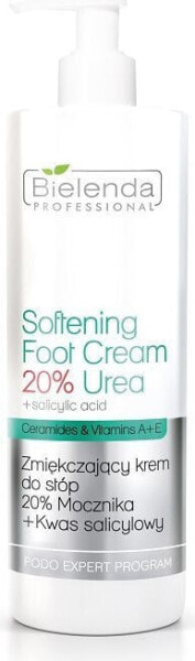 Bielenda Professional Softening Foot Cream 20% Urea + Salicylic Acid Zmiękczającu krem do stóp 500ml