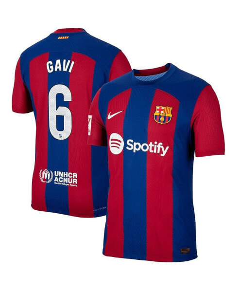 Men's Gavi Royal Barcelona 2023/24 Home Match Authentic Player Jersey