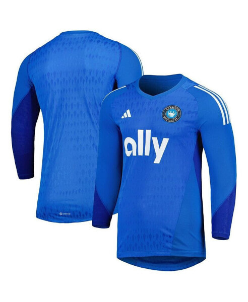 Men's Blue Charlotte FC 2023 Goalkeeper Long Sleeve Replica Jersey