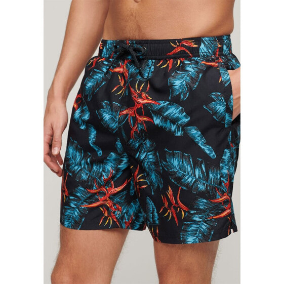 SUPERDRY Hawaiian Print 17´´ Swimming Shorts