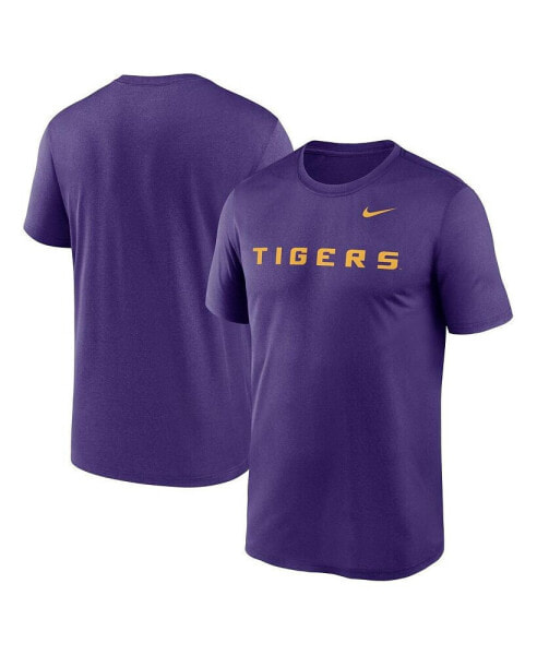 Men's Purple LSU Tigers Primetime Legend Wordmark T-Shirt