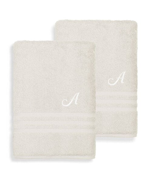 Textiles Turkish Cotton Personalized Denzi Towel Set, 4 Piece